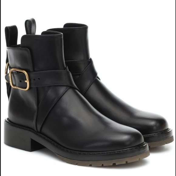 NIB Chloe "Franky" ankle boot, **Navy color** size 39 - Picture 2 of 16